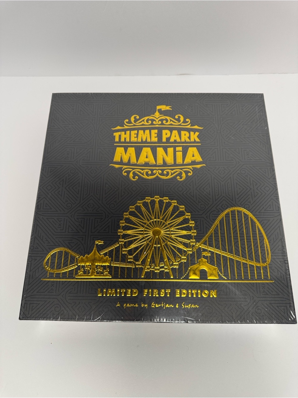 Theme Park Mania Board Game - Black & Gold Limited First Edition